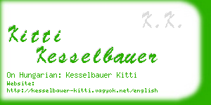 kitti kesselbauer business card